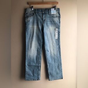 NEW Cat Jack Straight 14 Husky Stretch Blue Denim Jeans Size 14